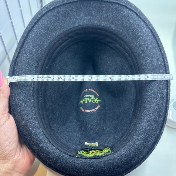 Scala Four Seasons Felt Soft 100% Wool Fedora Dorfman Pacific Hat Size Medium - Picture 7 of 9
